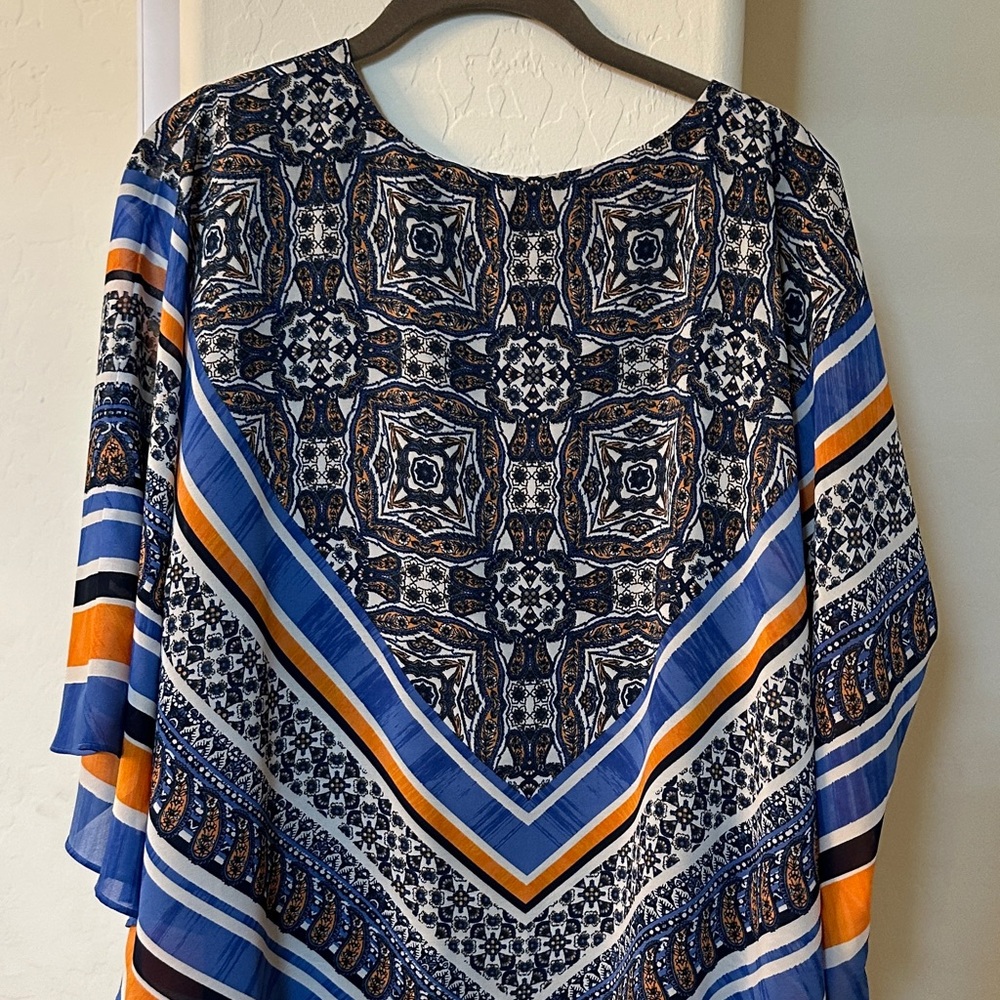 Plus Size Ruby Rd. Double-Layered Fluttered Sleev… - image 2